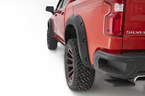 Picture of Bushwacker 19 - 22 GMC Sierra 1500 Pocket Style Flares 4pc - Black