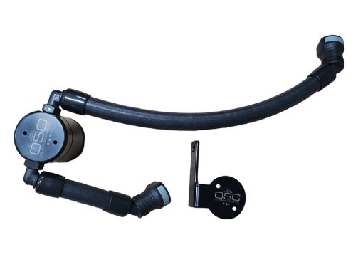 Picture of JL 2020 - 2022 Ford Mustang GT500 Passenger Side Oil Separator 3.0 - Black Anodized