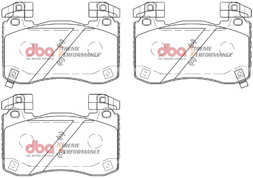 Picture of DBA 2018 Kia Stinger V6 Twin Turbo XP Performance Front Brake Pads