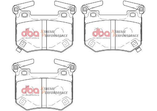 Picture of DBA 2018 Kia Stinger V6 Twin Turbo XP Performance Rear Brake Pads