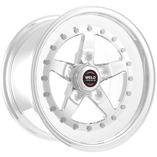 Picture of Weld Weldstar 15x8 5x4.75 BP 5.5in BS Polished Wheel - Non - Beadlock