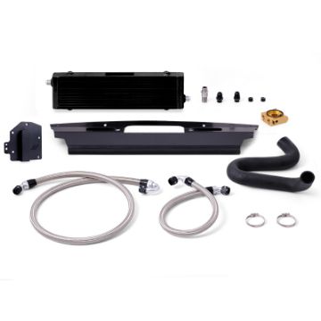 Picture of Mishimoto 15 - 17 Ford Mustang GT Right - Hand Drive Thermostatic Oil Cooler Kit - Black