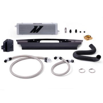 Picture of Mishimoto 15 - 17 Ford Mustang GT Right - Hand Drive Thermostatic Oil Cooler Kit - Silver