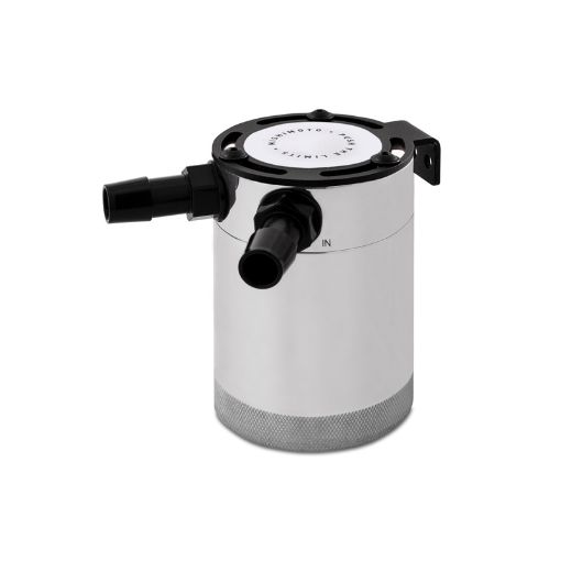 Picture of Mishimoto Compact Baffled Oil Catch Can - 2 - Port - Polished