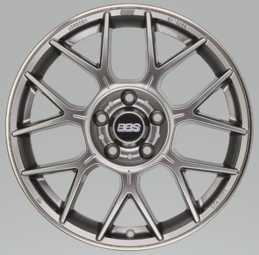 Picture of BBS XR 19x8.5 5x108 ET43 Platinum Gloss Wheel - 70mm PFSClip Required