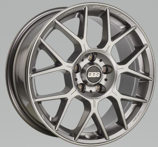 Picture of BBS XR 19x8.5 5x114.3 ET40 Platinum Gloss Wheel - 82mm PFSClip Required