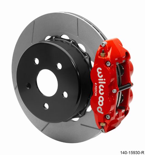 Picture of Wilwood Superlite 4R Rear Brake Kit 14.00 Red 2018 - Up Jeep JL wLines