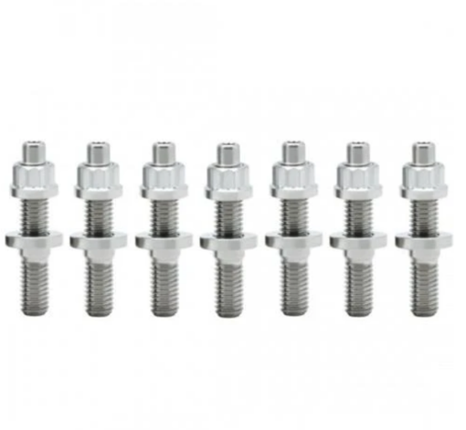 Picture of BLOX Racing SUS303 Stainless Steel Exhaust Manifold Stud Kit M8 x 1.25mm 45mm in Length - 7 - piece