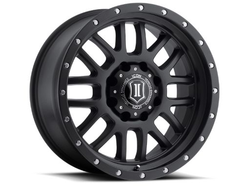 Picture of ICON Alpha 20x9 5x150 16mm Offset 5.625in BS 110.1mm Bore Satin Black Wheel