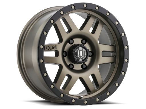 Picture of ICON Six Speed 17x8.5 6x5.5 0mm Offset 4.75in BS 108mm Bore Bronze Wheel