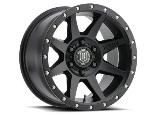 Picture of ICON Rebound 17x8.5 5x5 - 6mm Offset 4.5in BS 71.5mm Bore Satin Black Wheel