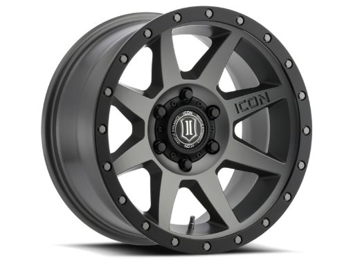 Picture of ICON Rebound 17x8.5 6x5.5 0mm Offset 4.75in BS 106.1mm Bore Titanium Wheel