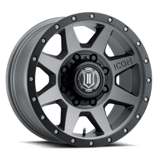 Picture of ICON Rebound HD 18x9 8x180 12mm Offset 5.5in BS 124.2mm Bore Titanium Wheel
