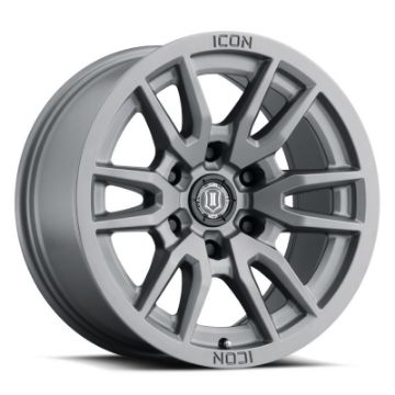 Picture of ICON Vector 6 17x8.5 6x135 6mm Offset 5in BS 87.1mm Bore Titanium Wheel