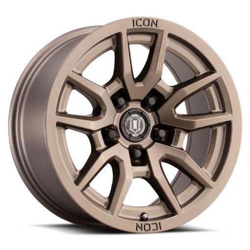 Picture of ICON Vector 5 17x8.5 5x150 25mm Offset 5.75in BS 110.1mm Bore Bronze Wheel