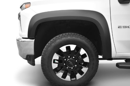 Picture of Bushwacker 2020 Chevrolet Silverado 2500 Extend - A - Fender Style Flares Front 2pc - Black