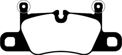 Picture of EBC 2018 Porsche Cayenne (3rd Gen) 4.0TT Extra Duty Rear Brake Pads