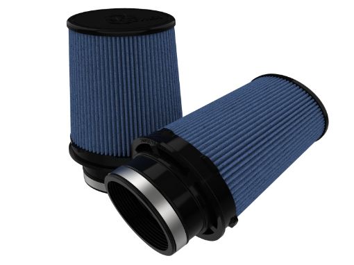 Picture of aFe Black Series Replacement Filter w Pro 5R Media 4 - 12x3IN F x 6x5IN B x 5x3 - 34 Tx7IN H - (Pair)