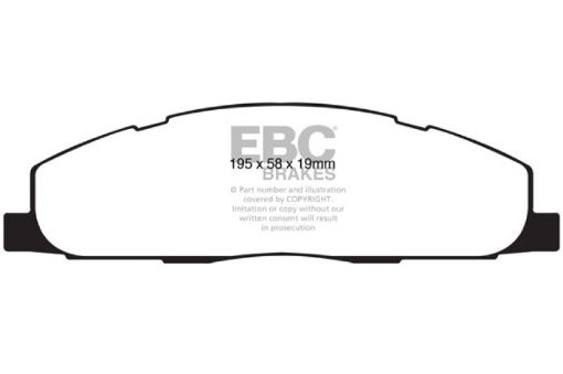 Picture of EBC 09 - 11 Dodge Ram 2500 Pick - up 5.7 2WD4WD Extra Duty Rear Brake Pads