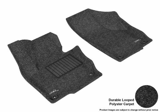Picture of 3D MAXpider 2009 - 2019 Volkswagen TiguanTiguan Limited Classic 1st Row Floormat - Black