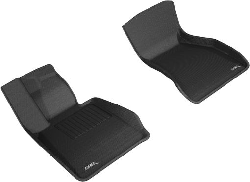 Picture of 3D MAXpider 2017 - 2020 BMW 5 Series G30G31 Kagu 1st Row Floormat - Black
