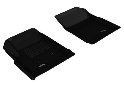 Picture of 3D MAXpider 2015 - 2020 ChevroletGMC ColoradoCanyon Crew Cab Kagu 1st Row Floormat - Black