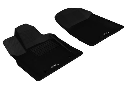 Picture of 3D MAXpider 2011 - 2012 DodgeJeep DurangoGrand Cherokee Kagu 1st Row Floormat - Black