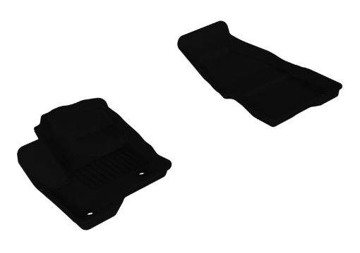 Picture of 3D MAXpider 2009 - 2019 Ford Flex Kagu 1st Row Floormat - Black