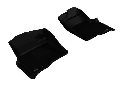 Picture of 3D MAXpider 2009 - 2010 Ford F - 150 RegularSupercabSupercrew Kagu 1st Row Floormat - Black