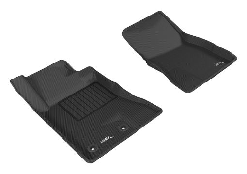 Picture of 3D MAXpider 2015 - 2020 Ford Mustang Kagu 1st Row Floormat - Black