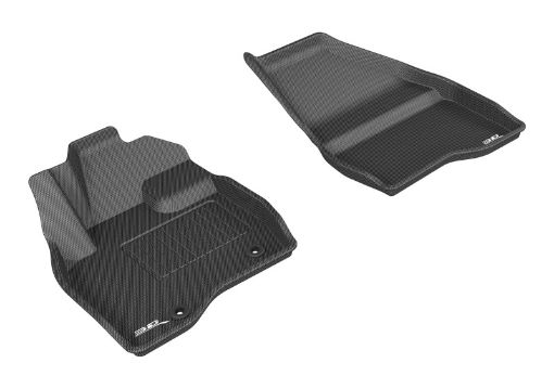 Picture of 3D MAXpider 2015 - 2016 Ford Explorer Kagu 1st Row Floormat - Black
