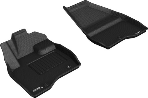 Picture of 3D MAXpider 2017 - 2019 Ford Explorer Kagu 1st Row Floormat - Black