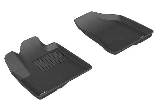 Picture of 3D MAXpider 2007 - 2009 Hyundai Santa Fe Kagu 1st Row Floormat - Black