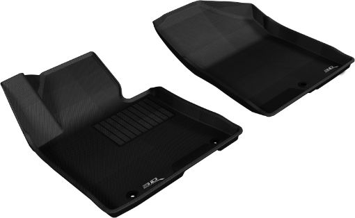 Picture of 3D MAXpider 2013 - 2017 Hyundai Elantra GT Kagu 1st Row Floormat - Black