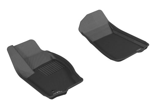 Picture of 3D MAXpider 2006 - 2010 Jeep Commander Kagu 1st Row Floormat - Black