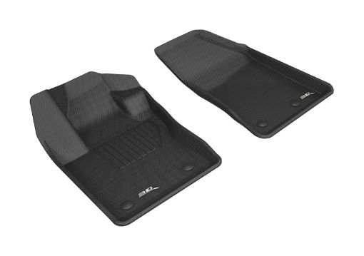 Picture of 3D MAXpider 2017 - 2020 Jeep Compass Kagu 1st Row Floormat - Black