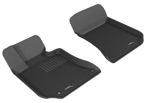Picture of 3D MAXpider 2010 - 2013 Mercedes - Benz E - Class W212 Kagu 1st Row Floormat - Black