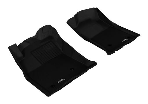 Picture of 3D MAXpider 2005 - 2011 Toyota Tacoma RegACSDBL Cab Kagu 1st Row Floormat - Black