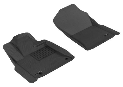 Picture of 3D MAXpider 2007 - 2011 Toyota Tundra RegDBL CabCrewmax Kagu 1st Row Floormat - Black