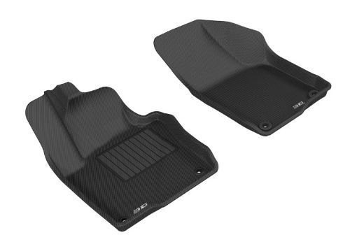 Picture of 3D MAXpider 2011 - 2018 Volkswagen Jetta Sedan Kagu 1st Row Floormat - Black