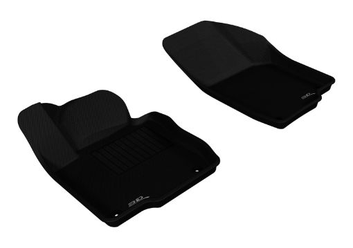 Picture of 3D MAXpider 2012 - 2019 Volkswagen Passat Kagu 1st Row Floormat - Black