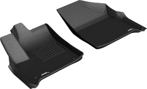 Picture of 3D MAXpider 2018 - 2020 Chevrolet Traverse Kagu 1st Row Floormat - Black