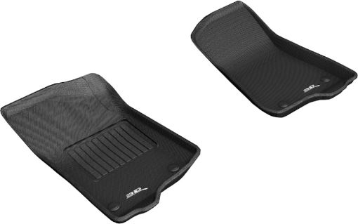Picture of 3D MAXpider 2018 - 2020 Jeep Wrangler JL SportGladiator Jt Kagu 1st Row Floormat - Black