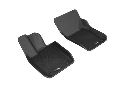 Picture of 3D MAXpider 2017 - 2019 Porsche Panamera Kagu 1st Row Floormat - Black