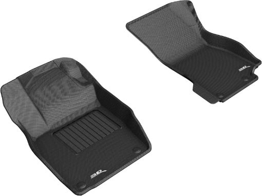 Picture of 3D MAXpider 2019 - 2020 Audi A8L Kagu 1st Row Floormat - Black