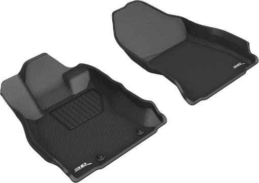 Picture of 3D MAXpider 2019 - 2020 Subaru Forester Kagu 1st Row Floormat - Black