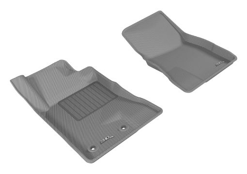 Picture of 3D MAXpider 2015 - 2020 Ford Mustang Kagu 1st Row Floormat - Gray