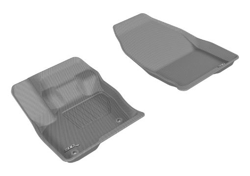 Picture of 3D MAXpider 2015 - 2020 Ford Edge Kagu 1st Row Floormat - Gray