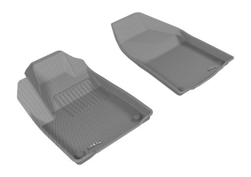 Picture of 3D MAXpider 2015 - 2020 Jeep Cherokee Kagu 1st Row Floormat - Gray