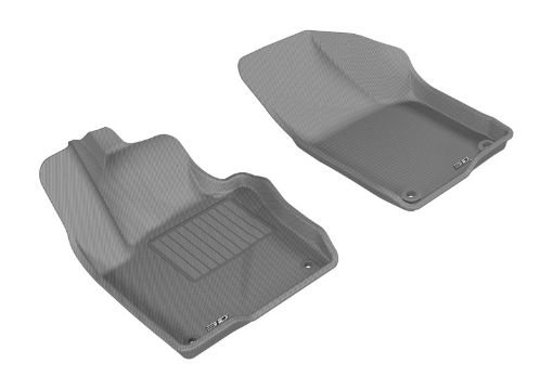 Picture of 3D MAXpider 2011 - 2018 Volkswagen Jetta Sedan Kagu 1st Row Floormat - Gray